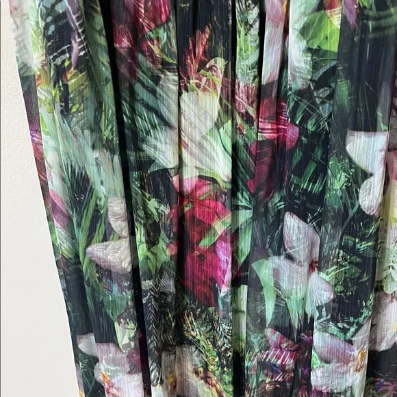 Lane Bryant Black Floral Strappy Maxi Dress - Picture 5 of 7